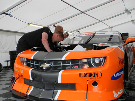 Jan Magnussen havde en besværet debut i Camaro cup
